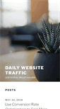 Mobile Screenshot of dailywebsitetraffic.com